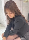 レイヤーカット/ボブ/髪質改善/チェリーブラウン