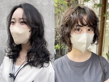 ニコアヘアデザイン(Nicoa hair design)の写真/【#くるくるパーマ#パーマボブ#パーマ女子】自然＋理想のStyleを手に入れたい女子は”香西達哉”にお任せ◎