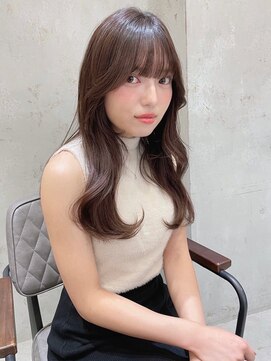 ロンドワン 三宮元町(Lond one) 韓国レイヤーカット/ヨシンモリフェイスレイヤー/艶髪カラー