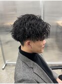 メンズ ツイストスパイラルパーマ