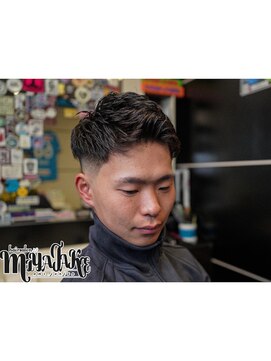 ヘアーサロン宮武 ジェットモヒカン×アイロンパーマ