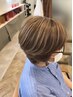 【脱白髪染め】似合わせカット＋白髪ぼかしカラー￥14980 ［桑名/四日市]
