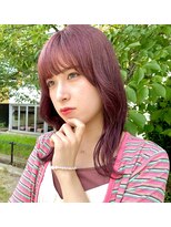 イースエモーション(ease et motion)&nbsp;【天神.大名.今泉】暖かみあるブリーチありピンクラベンダー