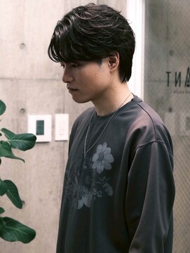 グラント(GRANT) フェザーパーマ/センターパート/名古屋/メンズサロン