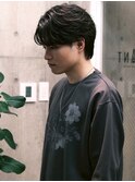 フェザーパーマ/センターパート/名古屋/メンズサロン