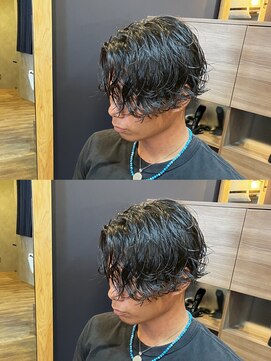 レベンディス(LEVENDIS) ニュアンスパーマ/アップバング/ツーブロ