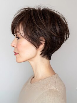 フラテロ(fratello)の写真/【白髪にお悩みの方必見!】老けさせない白髪染め☆白髪ぼかしハイライトカラーが30代,40代女性に人気♪