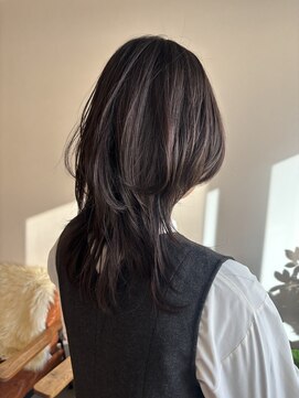 マッシュ チャヤマチ(MASHU chayamachi) 柔らかい透明感カラー/ブリーチなし/オリーブブラウン/大阪梅田