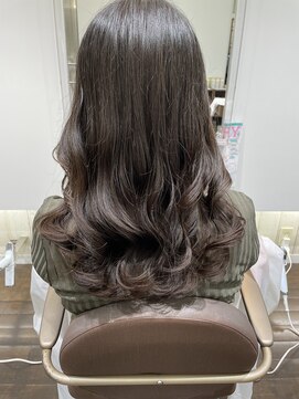 コテ巻き風デジタルパーマ