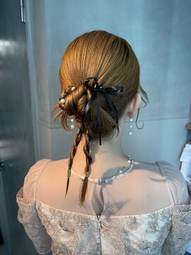 シャルムバイケンジ(Charm.by KENJE) 【ロープアレンジカチモリ】結婚式/銀座/ヘアセット/カチモリ