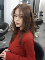 ラベル 渋谷(LAVEL)&nbsp;レイヤーカット×ブリーチなしブラウン