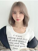 《Agu hair》韓国風鎖骨ミディアム×numberA.ヒートケアミルク