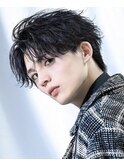 MEN’S HAIR/波巻きツイストスパイラル/リバースセンター