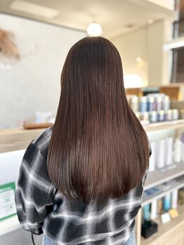 サムソンアンドデリラ 江南店の写真/厳選トリートメントで理想の髪質に♪サラサラ、しっとり、輝くツヤ髪へ！