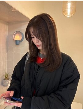 ニール シトロン 名古屋 伏見 丸の内(NEELU citron) 【NEELU_mana】こっくりブラウンカラー