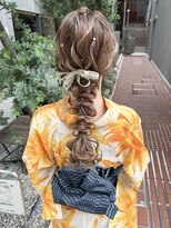 ケファ(Kepa)&nbsp;浴衣ヘア/編みおろし