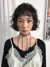カルテ(QUARTE)&nbsp;ボブパーマ　レイヤーボブ　オン眉ボブ　ショートボブ