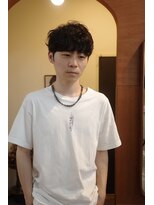エディ(Edy)&nbsp;メンズマッシュ波巻きパーマツイストスパイラルパーマ眉毛カット