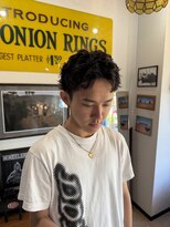 フォーコーナーズカットショップフェイビーズ 名古屋西(FourCornersCutShop favey's)&nbsp;メンズショート 大人ショート 野暮ったいショートヘア