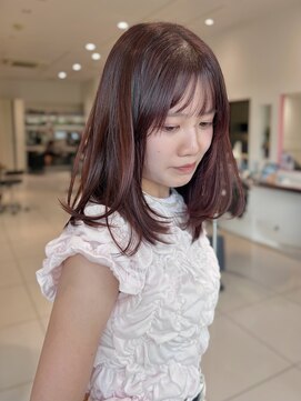 バサ 江古田店(BASSA) 【AKINO】似合わせStyle♪ピンクブラウン×ミディアムレイヤー