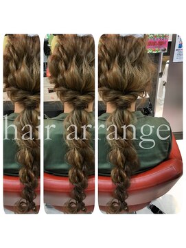 グリーン(green) 波アレンジロングダウンharubyiijima