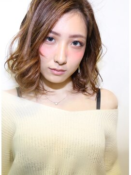 ラウンジ モリオ イケブクロ(Lounge MORIO Ikebukuro) 【morio池袋】鎖骨レイヤーボブ フェミニンクール