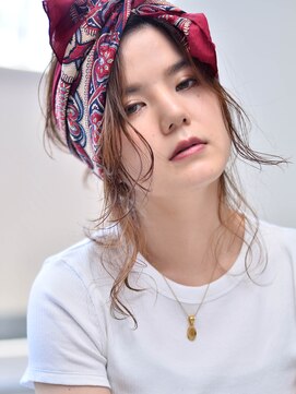 ボコカ(bococa) -semi long- × scarf