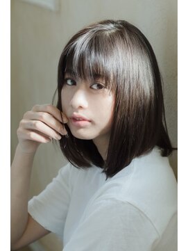 ティファ 二子玉川(Tiffa) 大人かわいい重めスタイル厚めバングワンカール前下がりロブ☆