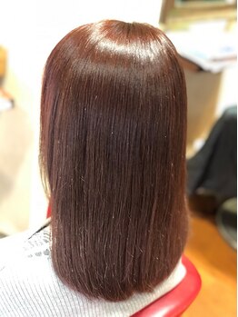 オーガニック ヘアサロン ラヴィパ 瑞江店(organic hair salon RAVIPA)の写真/頭皮から毛先までケア！生まれたてのようなサラ艶髪へ☆厳選したトリートメントでうるツヤ髪に☆