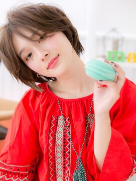 マカロン 宇都宮店(macaron) 【macaron】アンニュイラフショート