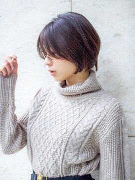 アフロート ディル(AFLOAT D'L) 【AFLOAT晃輔】　丸顔に似合う　可愛い髪型　ショートボブ