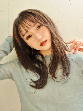 ビーチ(BEACH) アンニュイ抜け感ロングボブショコラベージュ