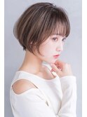 Liberte銀座 大人可愛い小顔ショート×アッシュベージュ