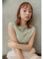 オースティン 門前仲町(AUSTIN)&nbsp;前髪かき上げイメチェンイヤリングカラーラベンダーカラーくびれ