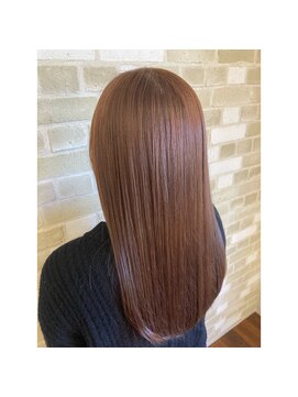 エルサフィロ キタハマ(el zafiro kitahama) 20×30×40代×似合わせカット×くびれヘア×ピンクグレージュ