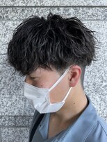 クオル 立川(QOL) ツイストスパイラルパーマ無造作パーマツーブロックマッシュ
