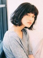 エムスラッシュ たまプラーザ(M.SLASH)&nbsp;■無造作パーマ重めボブ/耳かけもM.SLASHたまプラーザ53-9★