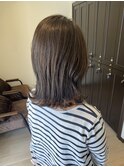 切りっぱなし×外はね