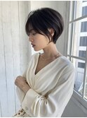 小顔/ひし形/クビレ/丸み/ボブ/20代/30/代/40代/大人ショート