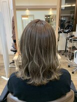 ベルプロッドバイアルター 千葉(bel. prod by aL-ter)&nbsp;【bel.高野】グレージュカラー/シルキーベージュ/斜めバング