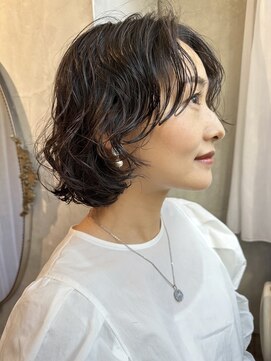 レティ(lety) 大人カジュアルなボブパーマstyle