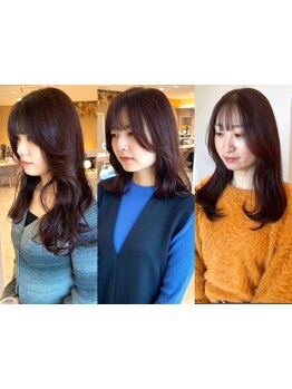 カットだけで印象を変える☆顔周りのカットで魅力を引き出します☆