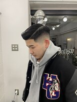 ウェルネス(Wellness)&nbsp;スキンフェード　サイドパート