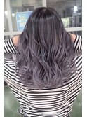 ★バイオレットバレイヤージュ/グラデーションカラー/金沢