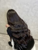 ユーザ(YUZA)&nbsp;ブラックチョコレートブラウン×艶巻き