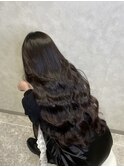 ブラックチョコレートブラウン×艶巻き