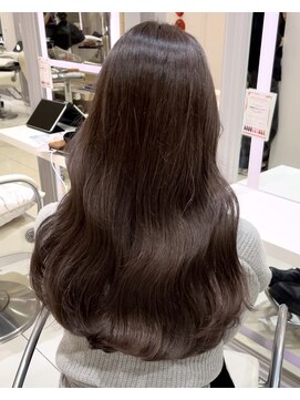 ユーフォリア 銀座本店(Euphoria) 【Mako】チョコレートカラー ブリーチなし ラベンダー モテ髪