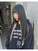 ジーナ(XENA) 黒髪カタログ×シールエクステ90枚×渋谷