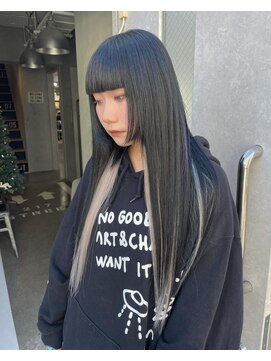 ジーナ(XENA) 黒髪カタログ×シールエクステ90枚×渋谷