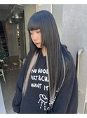 黒髪カタログ×シールエクステ90枚×渋谷